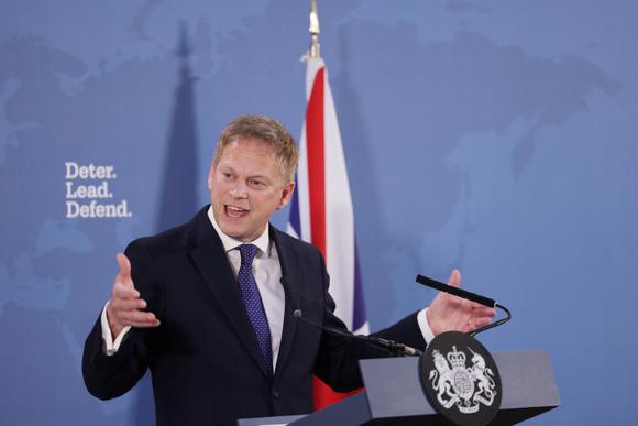 Grand Shops, British Defense Secretary, London, 15 January 2024.