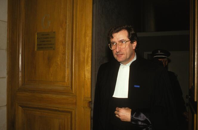 Yves Baudelot, abogado de Urbantechnic en el asunto Urba, ante el Tribunal de Apelación de Angers, el 12 de abril de 1991.