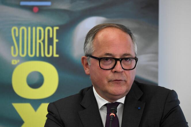 Le président de l’autorité de la concurrence, Benoît Cœuré, au siège de l’autorité, à Paris, le 6 juillet 2022.