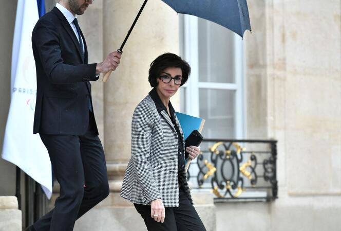 Rachida Dati, ministre de la culture, au palais de l’Elysée, à Paris, le 17 janvier 2024.