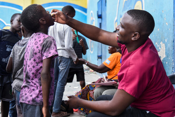 Vaccination contre le choléra à Lusaka, en Zambie, le 17 janvier 2024.