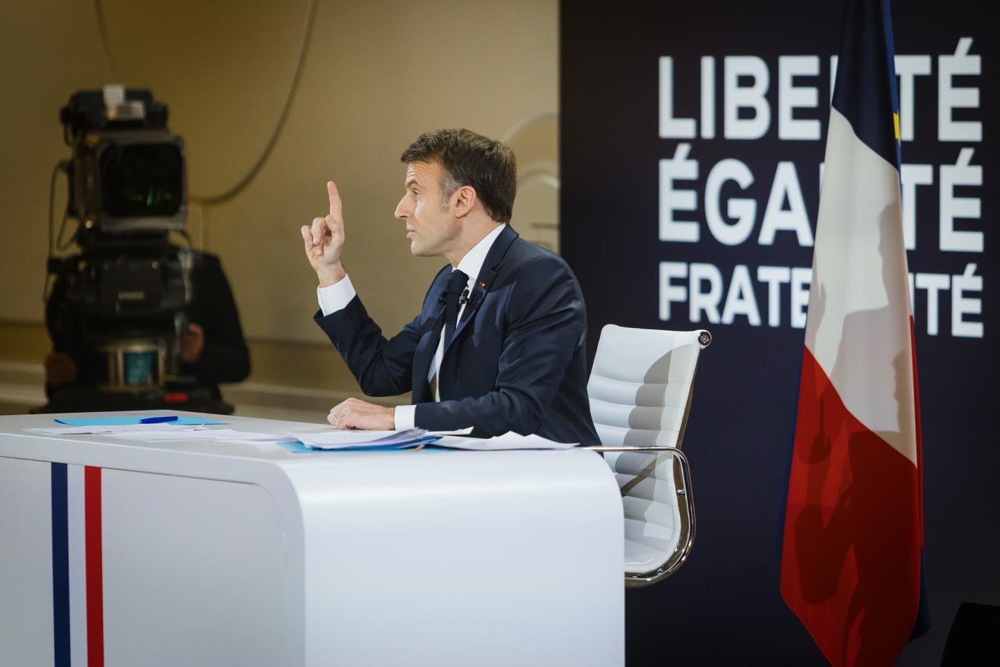 Macron attacks far-right 'party of lies,' kicking off European elections race