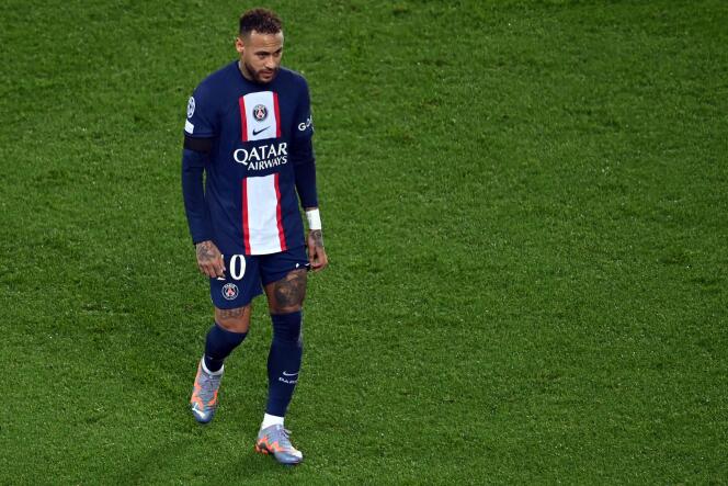 Neymar, l’attaquant du Paris Saint-Germain, le 14 février 2023. 