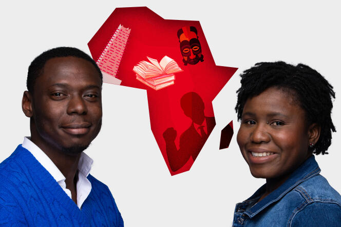 L’écrivain sénégalais et docteur en sociologie Elgas et la journaliste burkinabée Kpénahi Traoré, animateurs de l’émission « Afrique, mémoires d’un continent » sur RFI.
