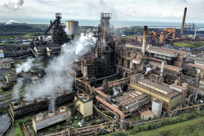 Vue de l’aciérie de Tata Steel à Port Talbot, dans le sud du pays de Galles (Royaume-Uni), le 15 septembre 2023. 