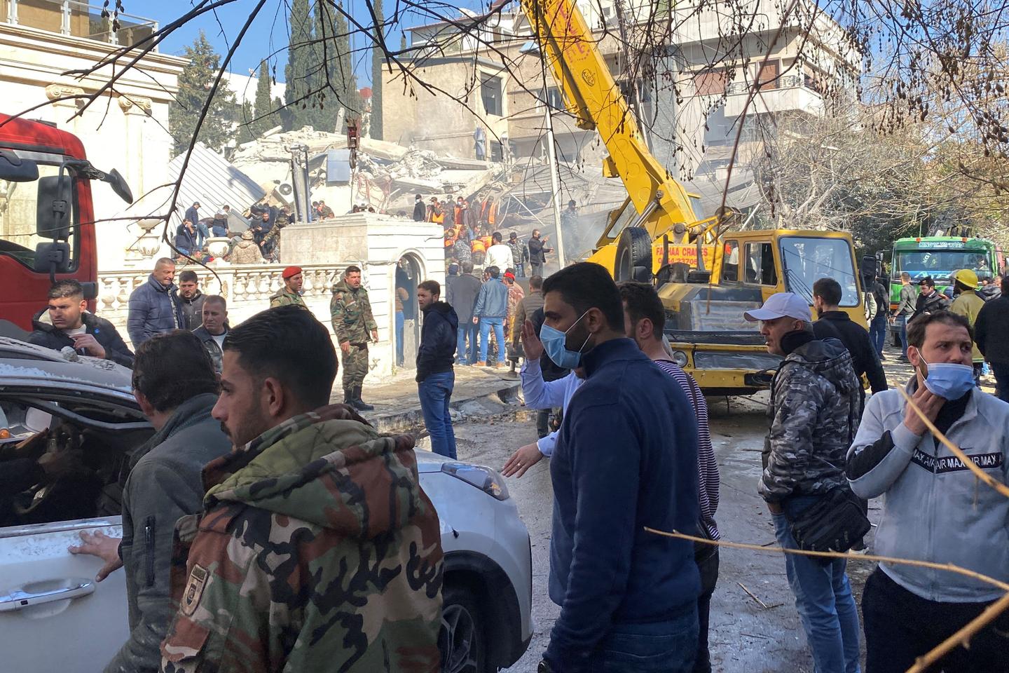 Israel strikes Syrian capital targeting 'Iran-aligned leaders'