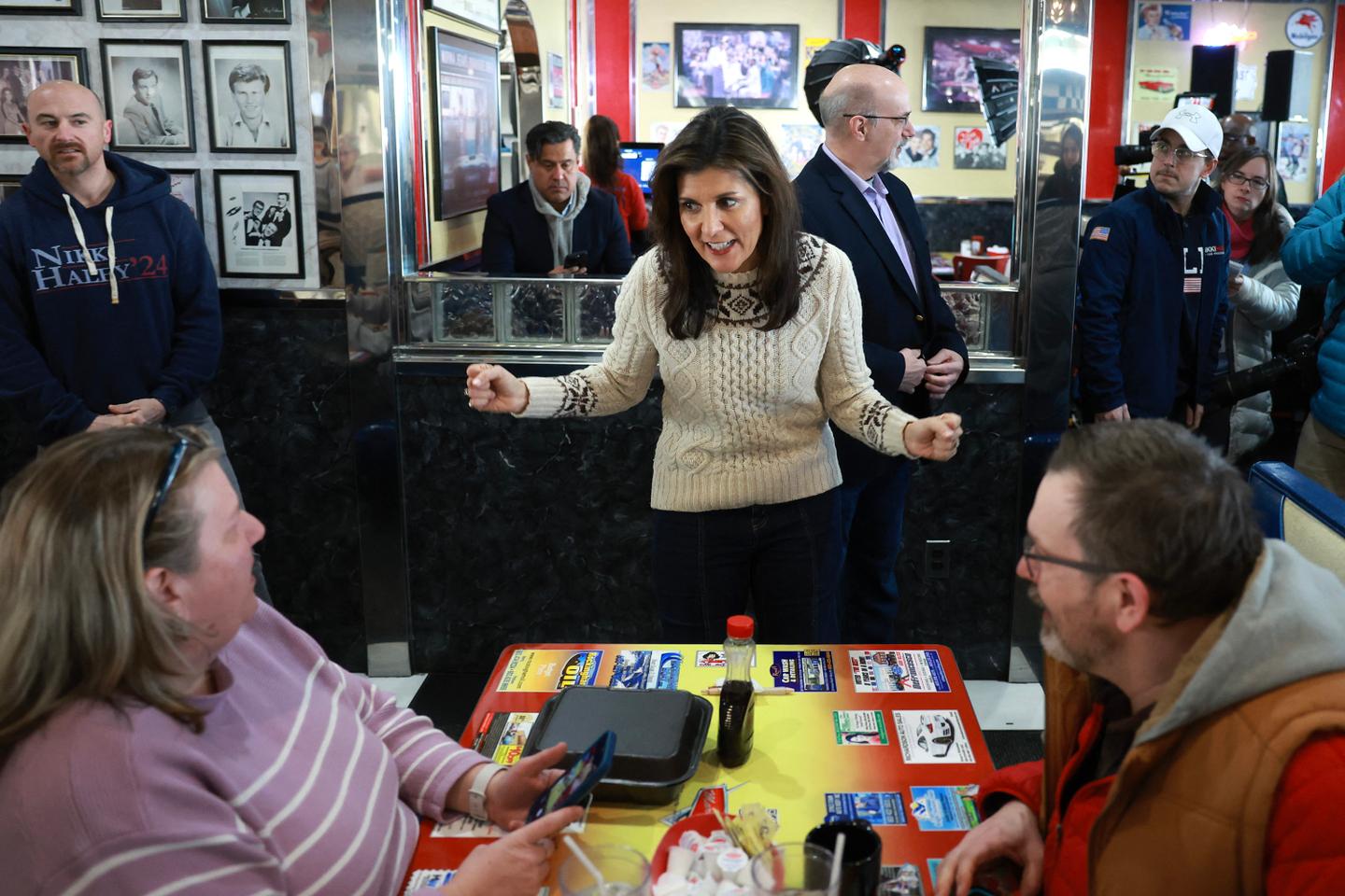 Trump-Haley duel takes hold in New Hampshire