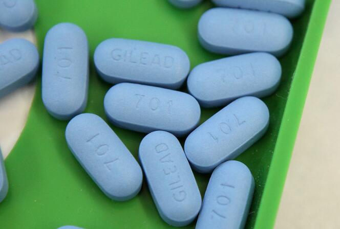 Des pilules antirétrovirales Truvada, à San Anselmo (Etats-Unis), le 23 novembre 2010.