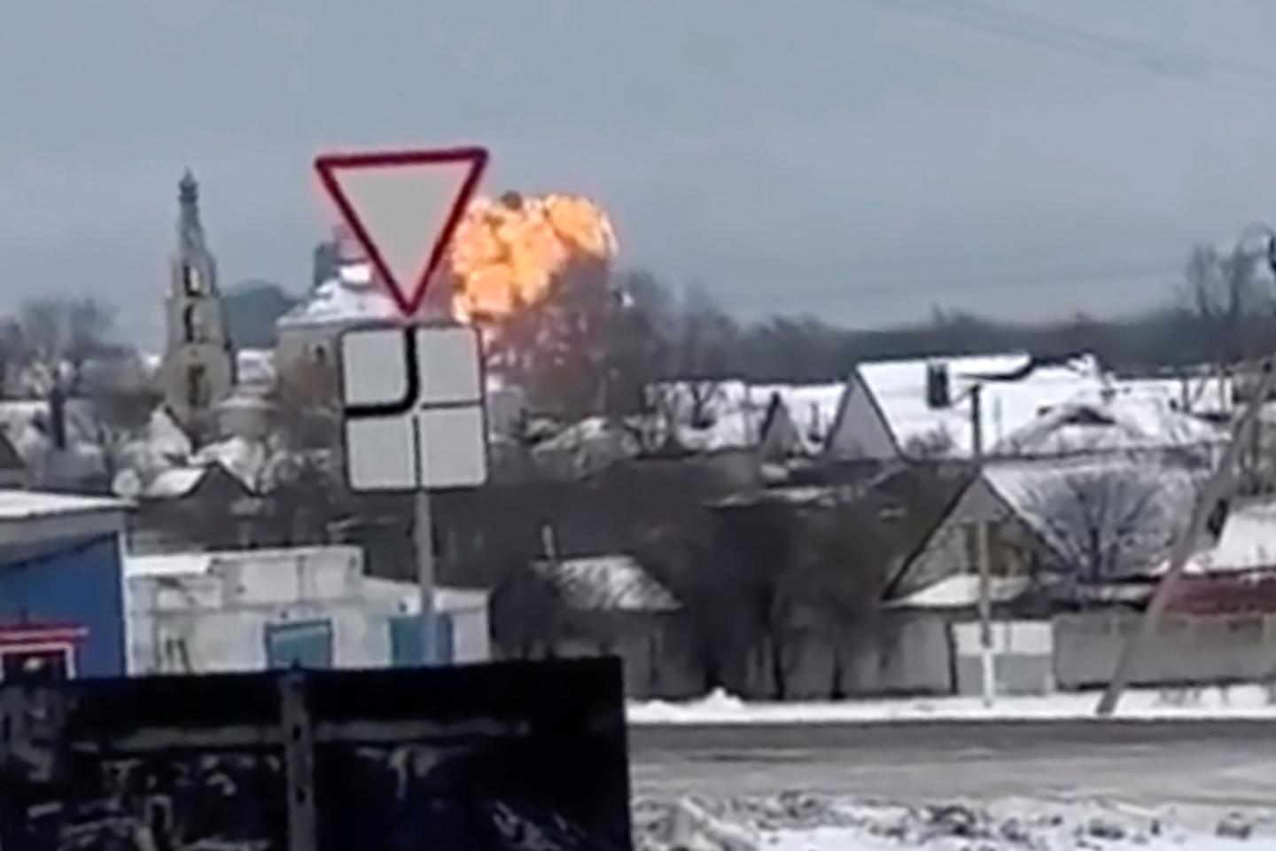 Russia says military plane crashed in Belgorod, killing 65 Ukrainian POWs