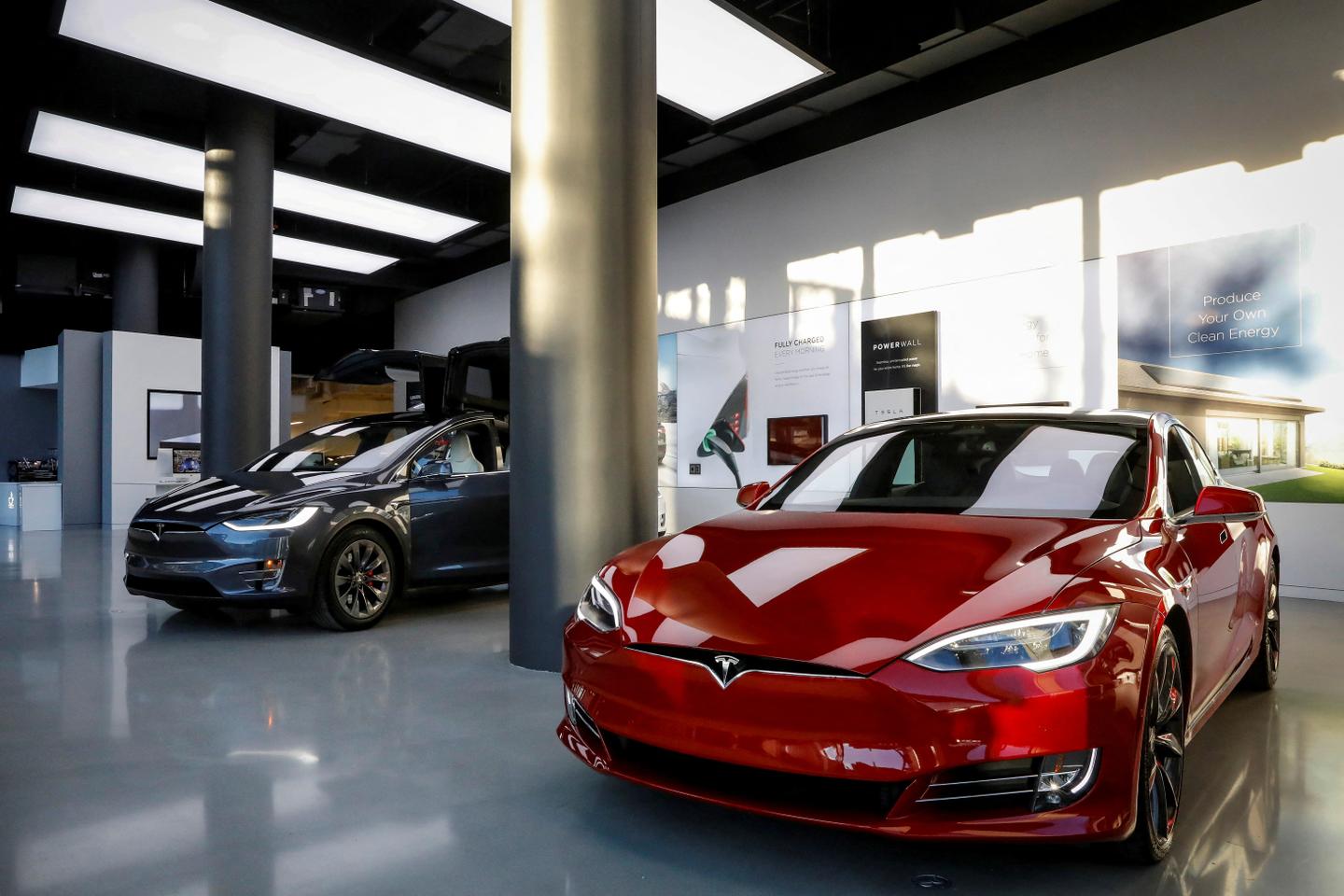 Tesla profits fall and warns of sales slowdown in 2024