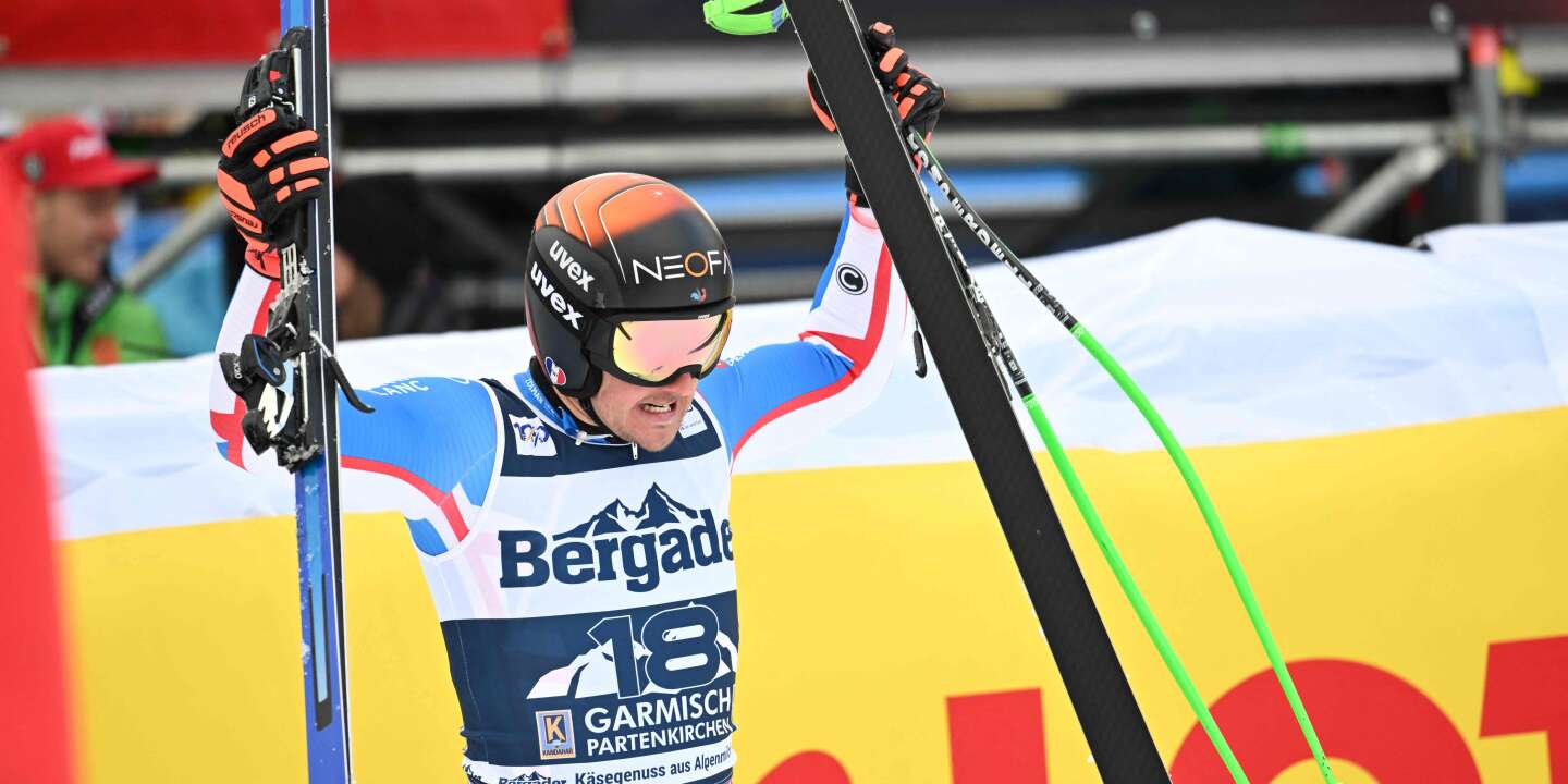 Ski : Nils Allègre crée la surprise en remportant le super-G de Garmisch-Partenkirchen