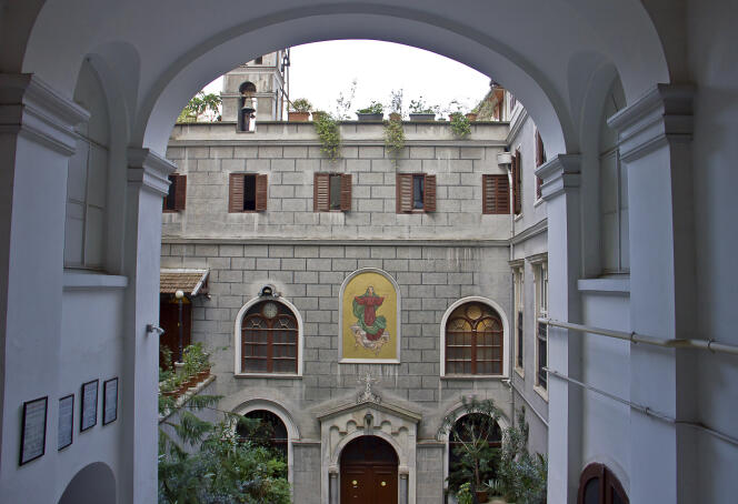 L’église latine Santa Maria sur l’avenue Istiklal, Beyoglu, Istanbul. Elle a été attaquée le dimanche 28 janvier.