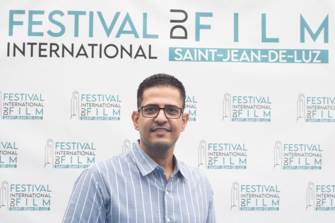 Le réalisateur Amr Gamal lors du Festival international du film de Saint-Jean-de-Luz (Pyrénées-Atlantiques), en octobre 2023.