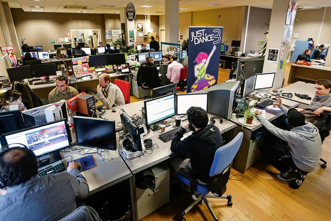 L’équipe de développement de « Just Dance 3 » à Montreuil (Seine-Saint-Denis), en 2010. 