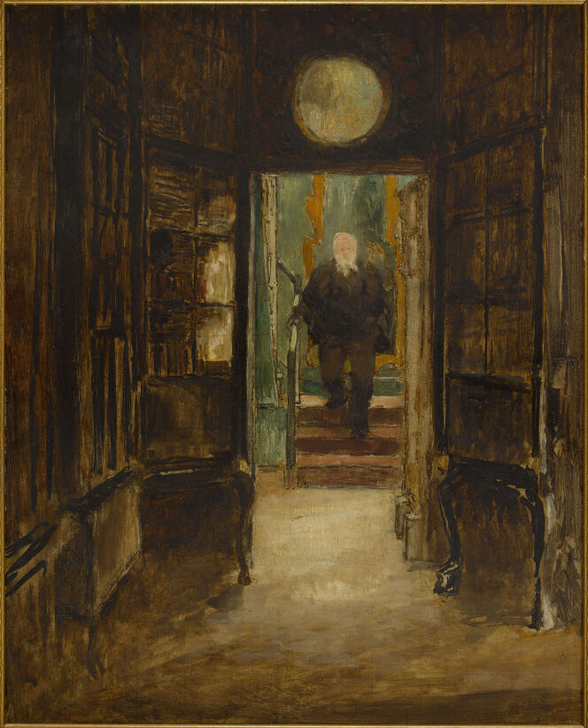 « Victor Hugo à Guernesey », huile sur toile de Georges Hugo (1868-1925).