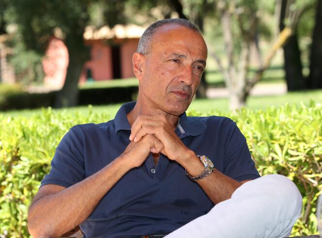 Iskandar Safa, homme d’affaires franco-libanais, au domaine Barbossi, dont il était propriétaire, à Mandelieu-la-Napoule (Alpes-Maritimes), le 5 octobre 2018.