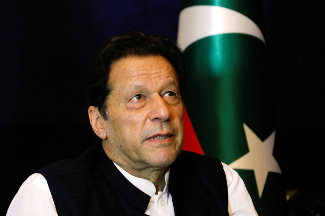 Imran Khan à Lahore, au Pakistan, le 17 mars 2023.