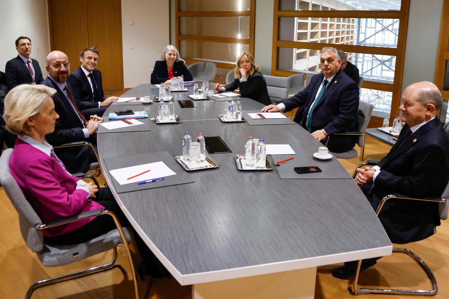 EU agrees on new €50 billion aid package for Ukraine, as Hungary drops veto threat