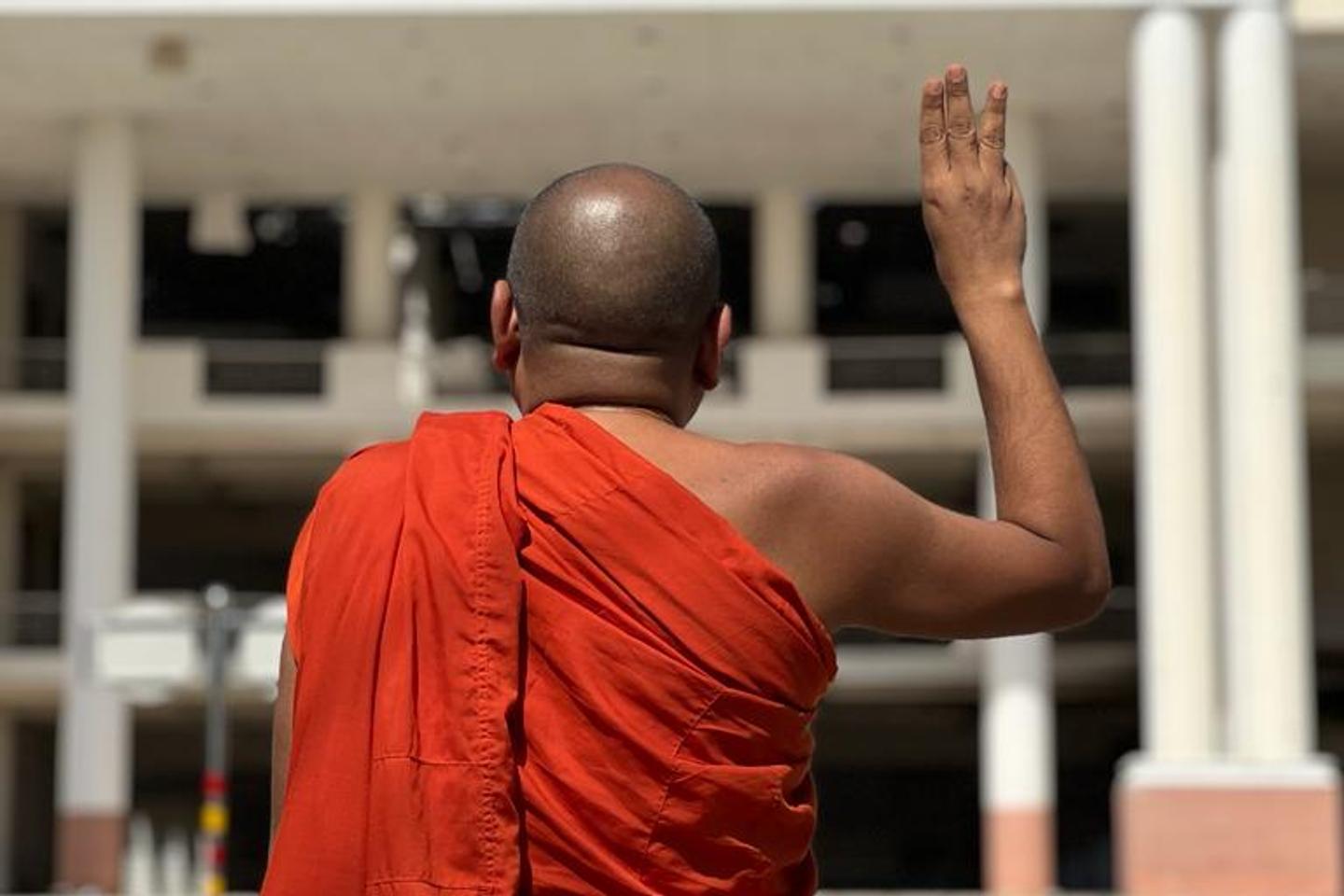 The Venerable H., monk of all uprisings in Myanmar