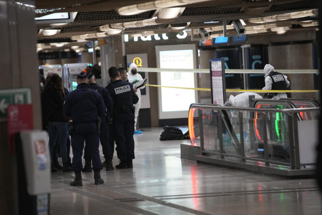 Après l’attaque au couteau à la gare de Lyon, à Paris, le 3 février 2024.