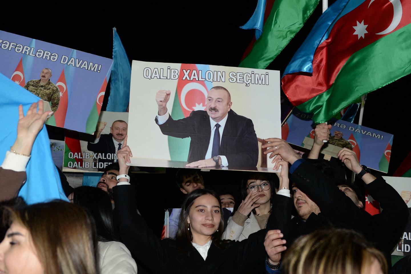 Azerbaijan:  incumbent president Aliyev wins re-election