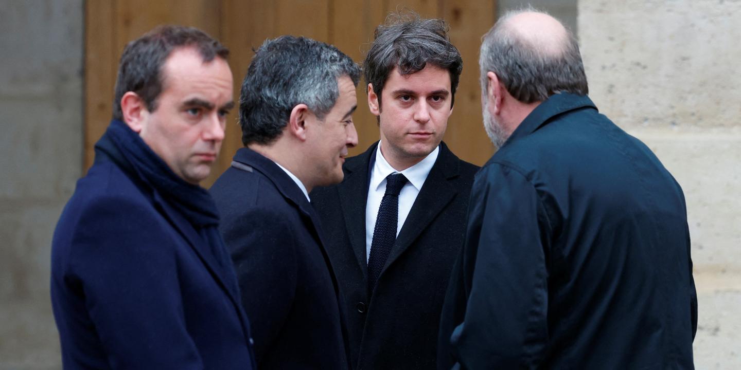 Gérald Darmanin juge que l’élection de Gabriel Attal à la tête du groupe Renaissance ne réglera pas le « problème majeur » de « la ligne politique » du parti