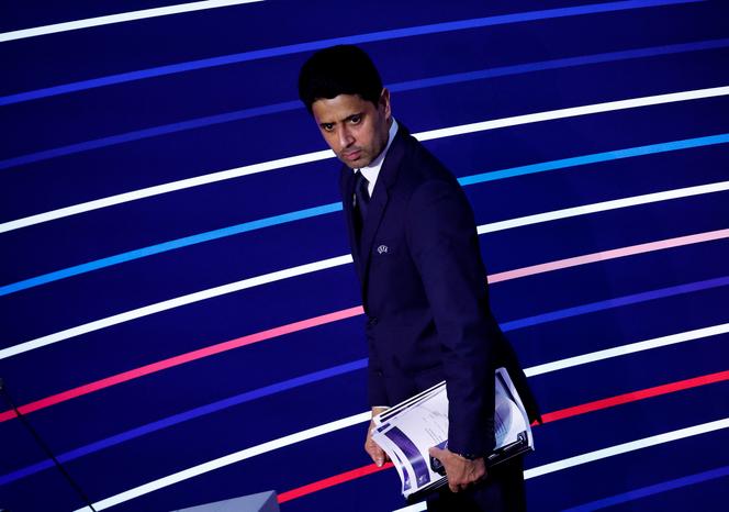 Nasser Al-Khelaïfi, président du Paris Saint-Germain, à Paris, le 8 février 2024.
