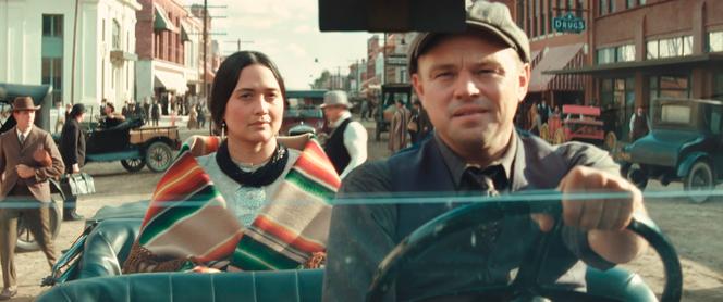 Lily Gladstone et Leonardo DiCaprio dans « Killers of the Flower Moon », de Martin Scorsese.