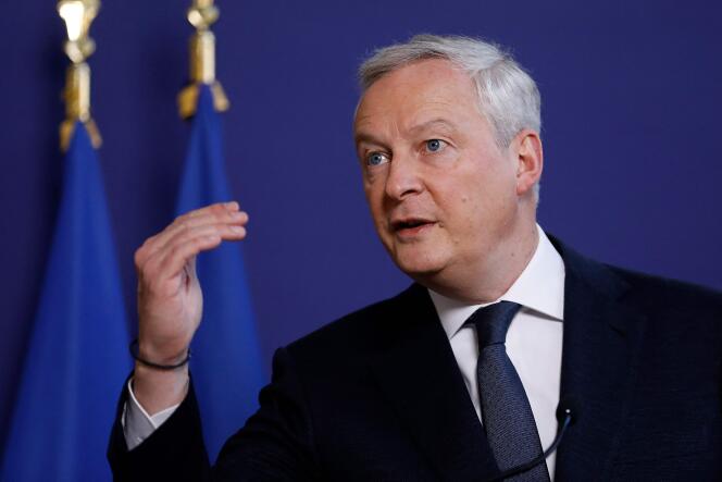 Economy Minister, Bruno Le Maire, February 12, 2024, in Paris.