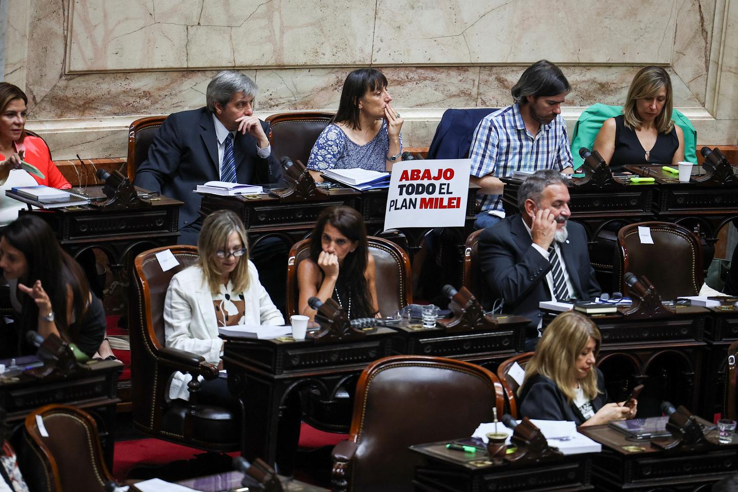 Argentina's Milei takes aim at the 'traitors' who scuppered his mega-bill