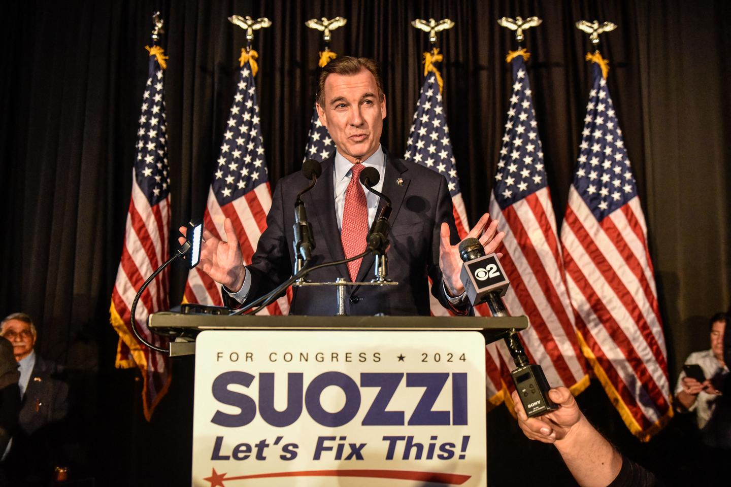 Democrat Tom Suozzi wins House seat vacated by George Santos in boost for Biden