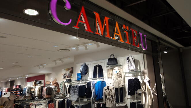La boutique Camaïeu du centre commercial Italie-2, à Paris, en 2013.
