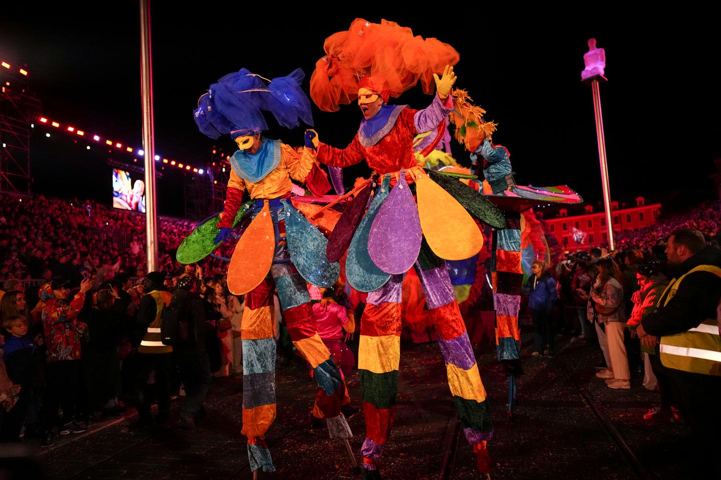 French Riveria celebrates pop culture and Paris Olympics in extravagant Carnival parades