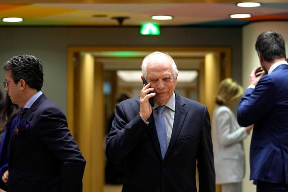 Joseph Borrell, European diplomatic chief, on Monday February 19, 2024 in Brussels.