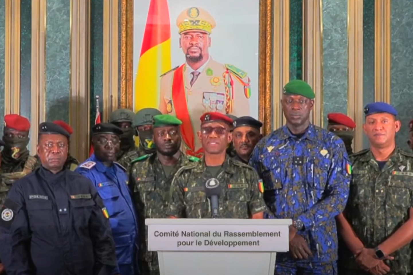 Dissolution of Government by CNRD in Conakry on February 19, 2024 – Military Coup in Guinea