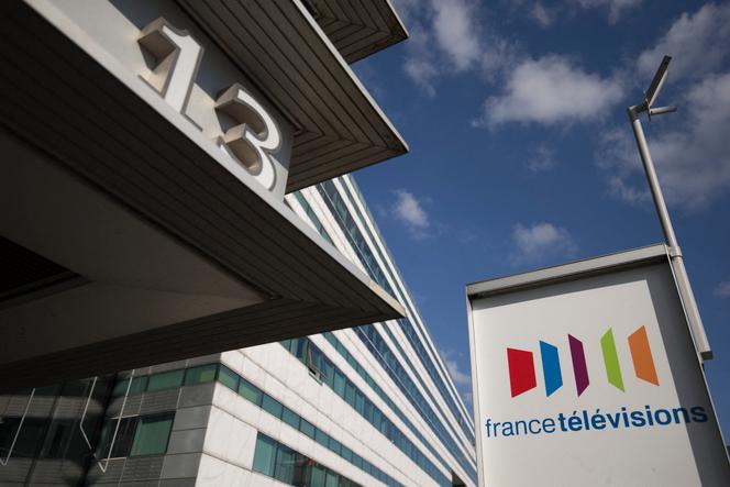 Façade du siège de France Télévisions,  à Paris, le 5 avril 2016.