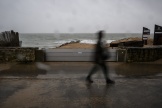 Tempête à La Guérinière, sur l’île de Noirmoutier (Vendée), le 7 février 2024.