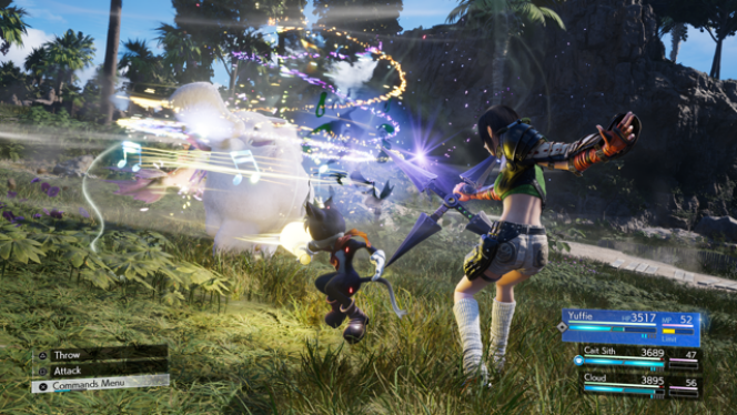 Mêlant stratégie et dynamisme, les affrontements en équipe de trois personnages recèlent une grande profondeur de jeu sous un festival d’effets pyrotechniques.