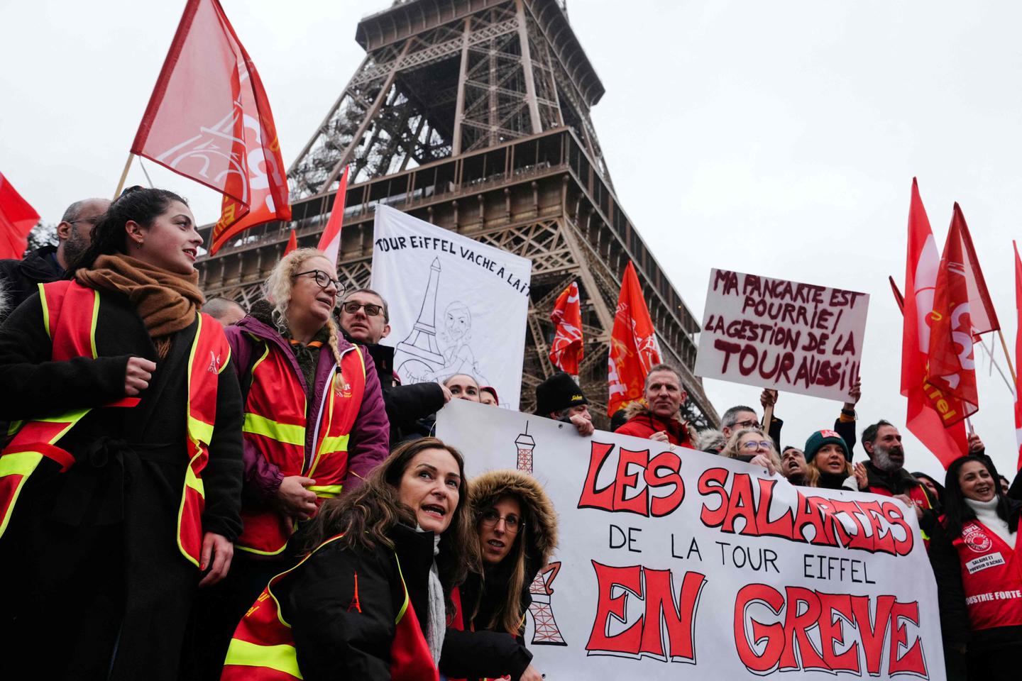 Eiffel Tower closed on fourth day of staff strike