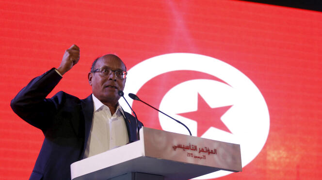 L’ancien président tunisien Moncef Marzouki, à Tunis, le 20 décembre 2015.