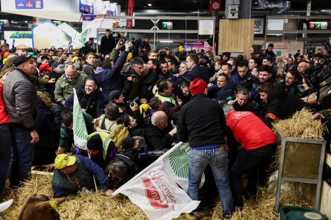 En el Salón Internacional de la Agricultura, en París, el sábado 24 de febrero. 