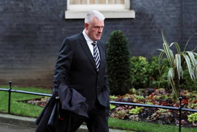 Lee Anderson, πρώην αντιπρόεδρος των Τόρις, στην Downing Street 10 στο Λονδίνο, 12 Δεκεμβρίου 2023.