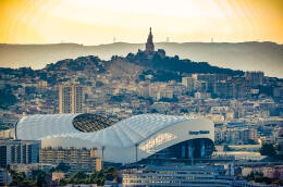 Le Vélodrome de Marseille, symbole de la Cité phocéenne.
