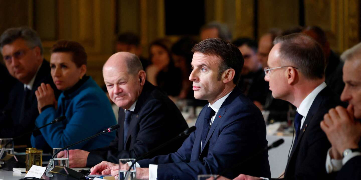 Emmanuel Macron wzywa sojuszników Kijowa do niezbędnego „startu” podczas otwarcia konferencji w sprawie wsparcia Ukrainy