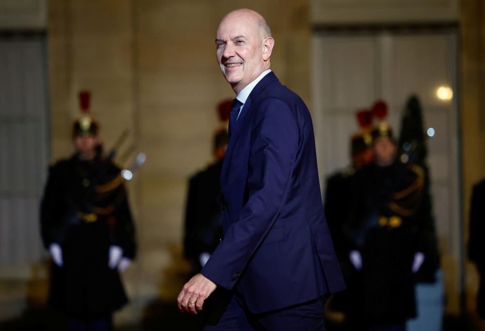 French Industry Minister Roland Lescure arrives to attend a state dinner organised by French President Emmanuel Macron and his wife Brigitte Macron for Qatar's Emir Sheikh Tamim bin Hamad Al Thani at the Elysee Palace in Paris, France, February 27, 2024. REUTERS/Sarah Meyssonnier