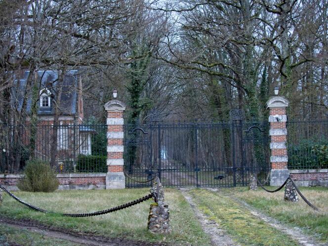 La résidence de l’acteur Alain Delon, à Douchy-Montcorbon (Loiret), le 16 janvier 2024. 