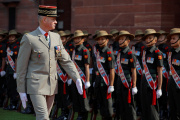 Le général Pierre Schill à New Delhi, le 27 février 2024. 