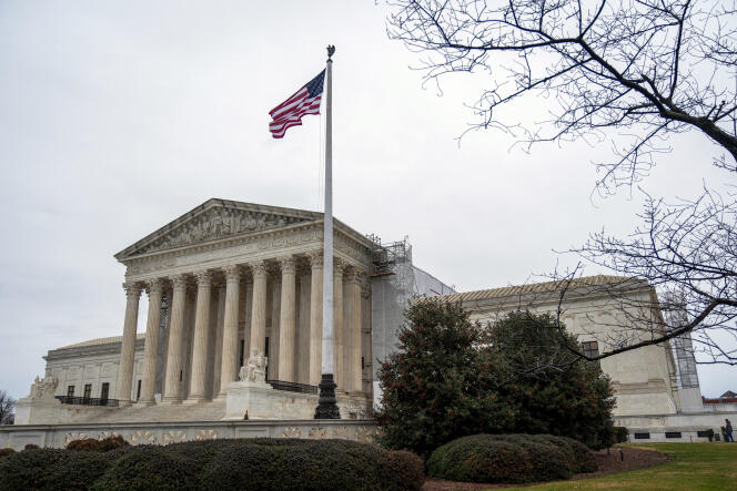 La Cour suprême américaine, à Washington, le 28 février 2024.