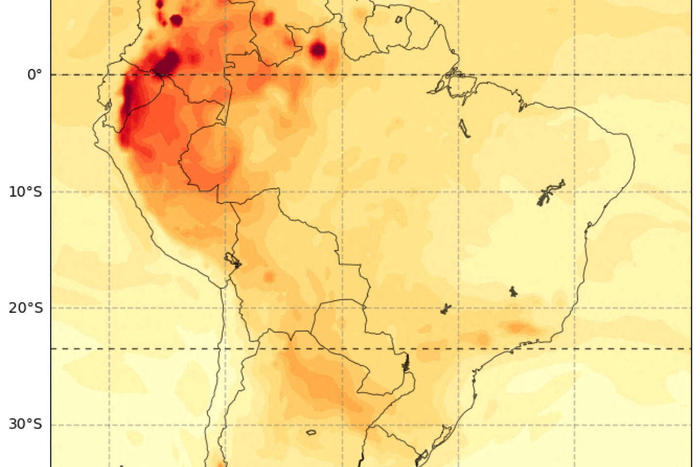 Feux de forêt : des émissions de dioxyde de carbone sans précédent en février au Brésil, au Venezuela et en Bolivie