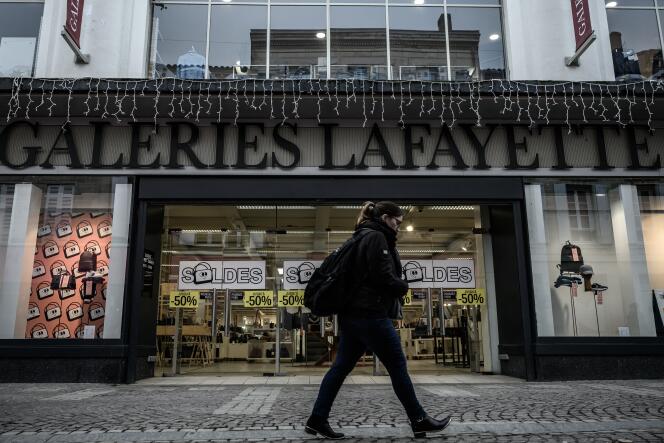 Un magasin Galeries Lafayette, à Libourne (Gironde), le 12 janvier 2024.